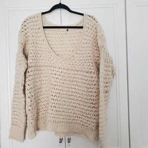 Free People Oversized Knit Sweater